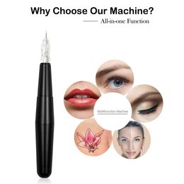Machine Permanent Makeup Hine 35000 Rpm Full Professional Tattoo Pen Rotary Gun Tattoo Hine for Eyebrow Lip Black Tattoo Supplies
