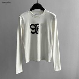 designer t shirt women brand clothing for womens summer tops fashion Letter printing girl long sleeve shirt Jan 04