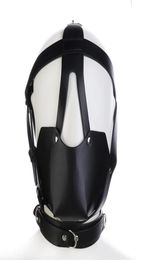Latest Female Adjustable Real Leather Headgear Harness With Mouth Ball Gags Mask Bondage Restriants Gear Adult Bdsm Sex Games Prod6923558