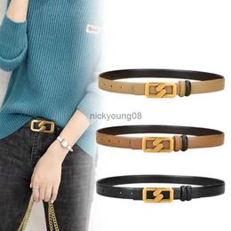 Belts New Women's Genuine Leather Belt Decoration Wide Jeans With Waist Wrap High Quality And Minimalist Designer Dress Women's Belt