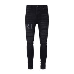 Purple Jeans Mens Designer Jeans Pant Stacked Jeans Men Baggy Denim Motorcycle Baggy Ksubi Jeans Hombre Mens Pants Trousers Biker Embroidery Ripped For Trend 2940 3Y