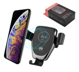 QI Car Charger Fast Wireless Cell Phone Chargers Gravity Compatible Charging Car Mount Phone Holder For iPhone XS Max Xr X Samsung4241680