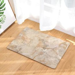 Carpets Home Decoration Flannel Floor Mat Doormato Marble Kitchen And Toilet Water Absorbing Anti-skid Carpet 40x60cm