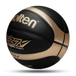 Molten Basketball Balls Official Size 765 PU Material Women Outdoor Indoor Match Training With Free Net Bag Needle 240103