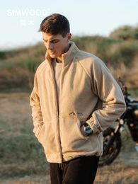 Autumn Oversize Outer Fleece Jackets Men Fluffy Coats Plus Size Brand Clothing 240103