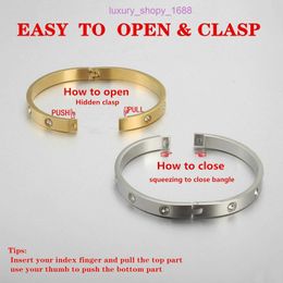 Original Quality Designer Car tiress Bangle for sale YUWINICER Womens Gold Plated Friendship Bracelet Personality Stackable Stainless Have Original Box OOA1 V265