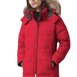 Designer winter coat for woman women jackets Winter Canada Women Parka Thick Warm Fur Removable Hooded Down Jacket Women's Slim Coat High Quality down jacket z6