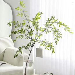 Decorative Flowers Wedding Accessories Vibrant Faux Greenery Branch For Realistic Floral Arrangement Party Decoration With Artificial Plant