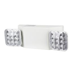 UL Dual Head ABS Plastic LED ضوء الطوارئ مع البطارية