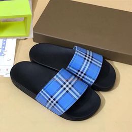 slippers slides shoes Wearing casual internet celebrity Personalised burbers beach sandals with flip flops outside trendy brand soft sole anti slip home flip flops