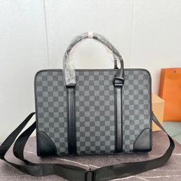 Briefcases Designers Bags Briefcase Men Business Package Hots Sale Laptop Bag Leather Handbag Messenger High Capacity Crossbody Bags Handbags