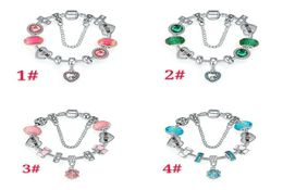 18-21CM Mom Bracelet 925 silver bracelets charms beaded fit for chain DIY Mother day Jewellery Accessories for women with box7137212