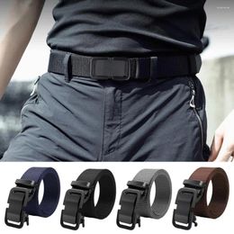 Belts Waist Highlighting Belt High Strength Thicken Canvas With Automatic Buckle For Men Anti-slip Training Solid