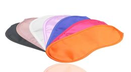 Black Eye Mask Polyester Sponge Soft 4 Layers Shade Nap Cover Blindfold Blackout Sleep Eyeshade Mask For Sleeping Travel ST9679324195