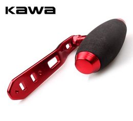Kawa New Fishing Reel Handle Fishing Rocker Trolling Wheel Handle Double Hole Size 85mm 110mm Length Red Black Gold color5336777