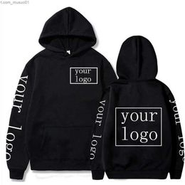Men's Sweaters Your Own Design Brand /Picture Personalised Custom Men Women Text DIY Hoodies Sweatshirt Casual Hoody Clothing Fashion NewL231113