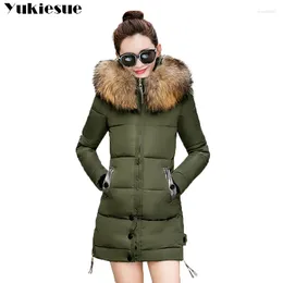 Women's Trench Coats Winter Coat Women Clothing 2024 Fashion Warm Cotton Female Velvet Solid Jacket Parka Zipper Casual