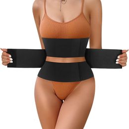 Waist Bandage Wrap Belt for Women Waist Trainer Body Shaper Tummy Slimming Girdles Adjustable Postpartum Reducing Sheath Belt 240103