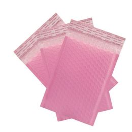 50pcs Bubble Mailers Padded Envelopes Pearl film Gift Present Mail Envelope Bag For Book Magazine Lined Mailer Self Seal Pink Kkixc