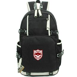 Lord Baron backpack Kamen Rider daypack Masked Cartoon school bag Knight of Spear Print rucksack Casual schoolbag Computer day pack