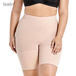 Skirts Women's Plus Size Tummy Control Panties Thigh Slimmer Shapewear Shorts