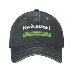 Ball Caps Retro Kwikasfaki Baseball Unisex Distressed Washed Snapback Cap Motorbike Outdoor Summer Unstructured Soft Hats