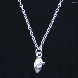 Chains 20pcs Fashion Necklace 15x12mm Corn On The Cob Ears Pendants Short Long Women Men Colar Gift Jewelry Choker