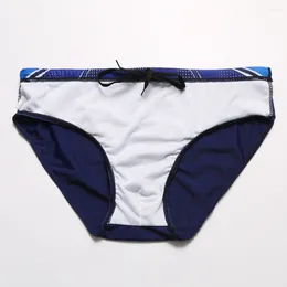 Underpants Men Swimwear Sexy Underwear Swim Trunks Male Seamless Swimming Brief Man Printed Bathing Suit Smooth Swimsuit Summer Beach Wear