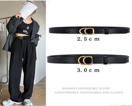 TopSelling whole women039s leather black belt fashion versatile jeans Korean style pants belt for women girl Classic luxury7638186