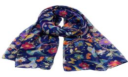 Scarves Women Scarf Animal Hummingbird Viscose Face Mask Wool Hijab Jersey Big Winter9279678