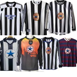 Long sleeve New castle SOCCER jerseys NUFC SHEARER Retro HAMANN SHEARER PINAS UNITED OWEN classic FOOTBALL SHIRTS Ginola 05 95 97 99 00 2003 2004 2005 1995 1998 1997