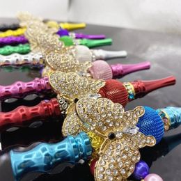 Fashion Butterfly Shisha Hookah Tips Inlaid Jewellery 240104
