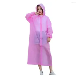 Raincoats Practical One Piece EVA Unisex Raincoat Loose Thickening Boys Girls Universal Bad Weather Waterproof Suit