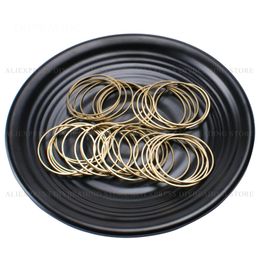 Other Accessories for Jewellery Making Minimalist Brass Circle Round Hoops Connector Earring Finding Bulk Wholesale 1080mm Ring(100pcs)