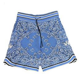 2024 Luxury Design Men's Shorts - Casual Basketball Shorts with Cashmere, Hawaii Beach Embroidery, and Hip Hop Streetwear Style