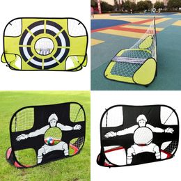 Kids Soccer Goal Set Portable Football Target ImpactResistant 393 X 262 FT Foldable with Carry Bag for Practise 240103