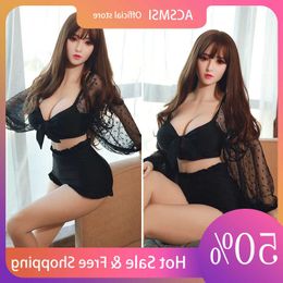 A Sex Dolls New 165cm real silicone sex doll size boobs athletic girl blowjob love male sexy adult toy