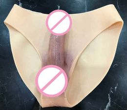 Sex Toys for Men Women Dolls Massager Masturbator Vaginal Automatic Sucking Silicone Underwear Pants Dildo Toy with Hollow Artificial Realistic Dick Sleeve