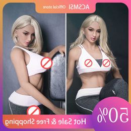 A Sex Dolls ACSMSI-158cm Real Silicone Dolls Robot Beautiful Smile Lifelike Love Realistic