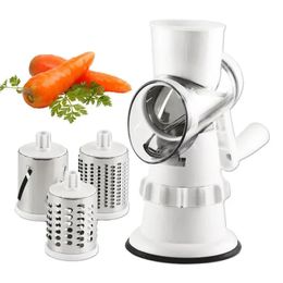 Rotary Cheese Grater For Vegetable Cutter Potato Slicer Multifunctional Chopper Kitchen Cutting Tool Accessories 240104