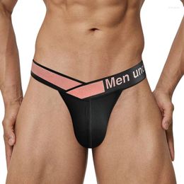 Underpants Men's Briefs Underwear Modal Sexy Men Slip Breathable U Pouch Sports Side Cut Gay Panties Hombre