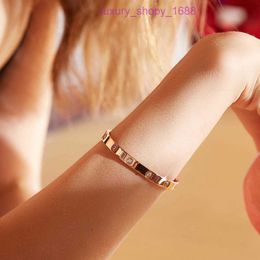 Luxury Bangle designer Jewellery man bracelet High quality Car tiress Gold Bracelets for Women 14K Plated Friendship Cubic Zirconia Have Original Box 2305