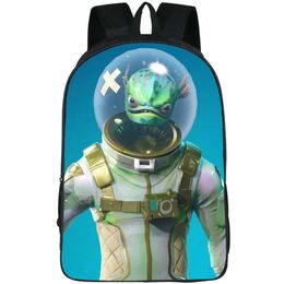 Leviathan backpack Player daypack Nylon Fabric school bag Game packsack Print rucksack Picture schoolbag Photo day pack