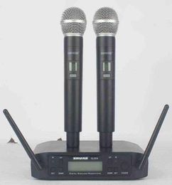 Microphone Wireless GLXD4 Professional System UHF Mic Automatic Frequency 60M Party Stage Church Dual Handheld Microphones W2203142152821