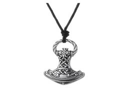 GX008 New Vintage Pagan Charms Amulet Viking Hammer Metal Religious Pendant European Style Necklaces For Man4744017
