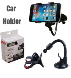 Bionanosky Car Mount Long Arm Universal Windshield Mobile Phone Car Holder 360 Degree Rotation Car Holder with Strong Suction Cup 3393830