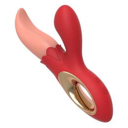 Simulated tongue vibrator flapping for masturbation female flirting and orgasmic device soft comfortable adult products 231129