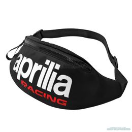 Aprilia Racing Fanny Pack for Men Women Unisex Casual Waist Bag Running Hiking Travel Walking Sport Fishing Packs 240103