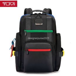 Bookbag Mens Nylon 15.6-inch Books Luxury TUMIIS Handbag Ballistic New 232389 Back Designer Pack Men's Business Bags Computer Bag Backpack Mqpu