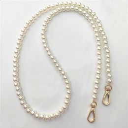 Brand Pearl Strap For Bags Handbag Accessories Purse Belt Handles Cute Bead Chain Tote Women Parts Gold Clasp Bag &264j267r